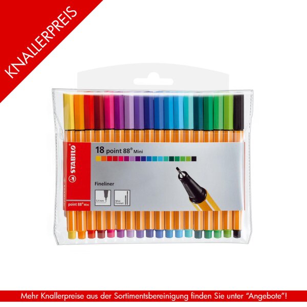 STABILO point 88 Mini 18er Etui
