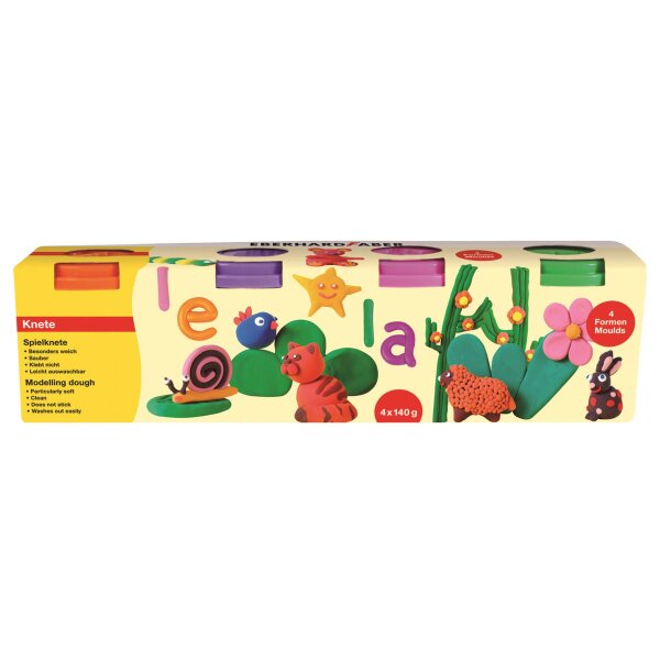 Spielknete 4er Set Sonderfarben