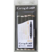 GRAPHIT Marker mit Rund- / Keilspitze Alkohol-basiert,...