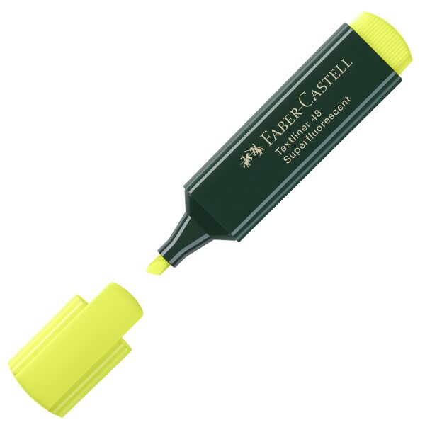 Textmarker TEXTLINER 48, nachfüllbar - gelb