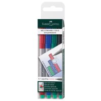 Folienstift Multimark S 0,4 mm, wasserlöslich - 4...