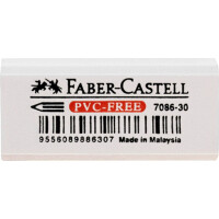 Radierer 7086-30 PVC-free 41 x 18 x 11 mm - weiß