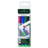 Folienstift Multimark M 1,0 mm, wasserlöslich - 4...