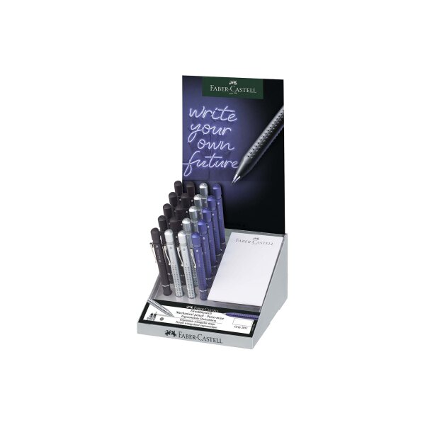 20er POS Dauerdisplay Druckbleistift Grip 2011 farbig...