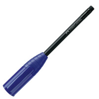 Bleistift PERFECT PENCIL III blau, schwarz - B, mit Radierer