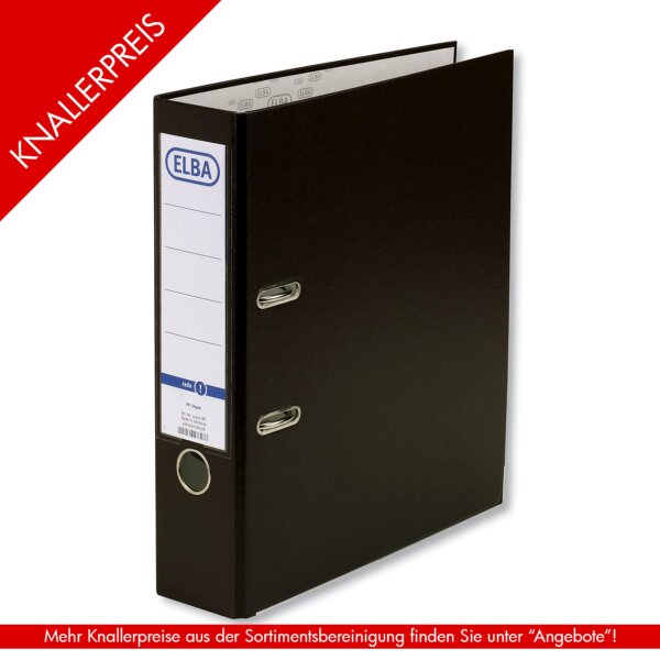 ELBA Ordner smart Pro PP/Papier, Rückenbreite 8 cm, braun
