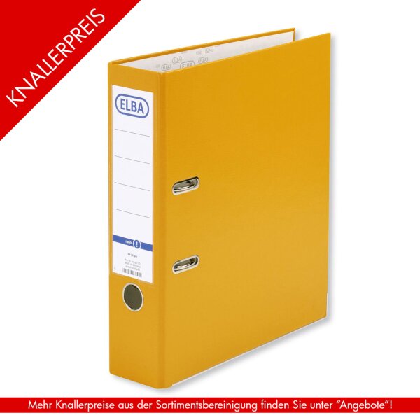 ELBA Ordner smart Pro PP/Papier, Rückenbreite 8 cm, orange