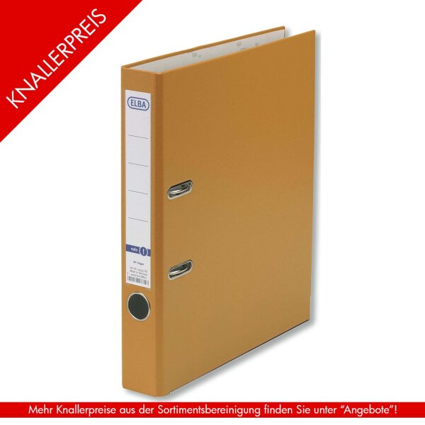 ELBA Ordner smart Pro PP/Papier, Rückenbreite 5 cm, orange