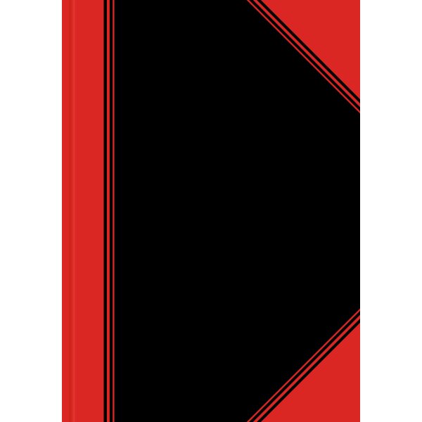 LANDRÉ China-Kladde schwarz/rot, A4, 96 Blatt, 60 g/m²,...