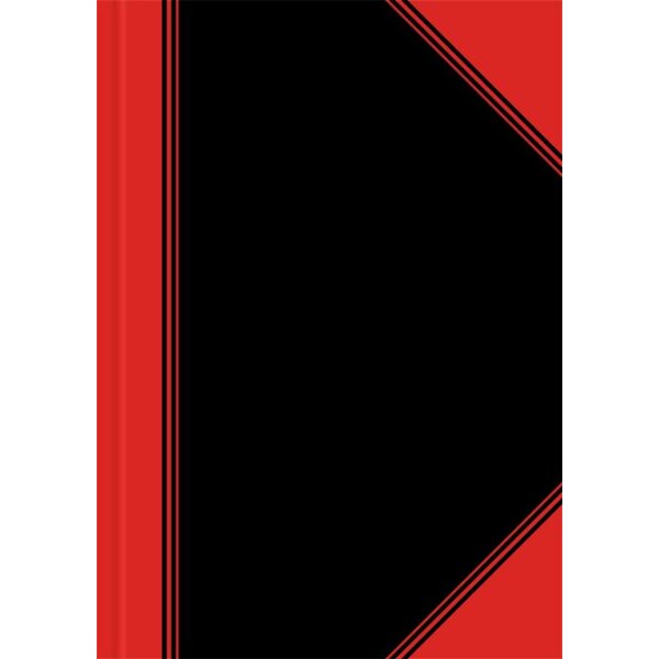 LANDRÉ China-Kladde schwarz/rot, A5, 96 Blatt, 70 g/m², blanko