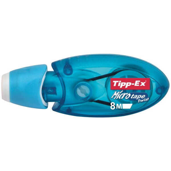 Korrekturroller Tipp-Ex Microtape Twist, 8 m x 5 mm - blau 10er Displaybox