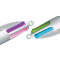 4-Farb-Druckkugelschreiber 4 Colours GRIP FUN 0,4mm - lila / weiss