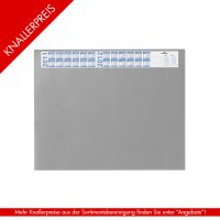 DURABLE Schreibunterlage 52 X 65cm mit Jahreskalender -grau