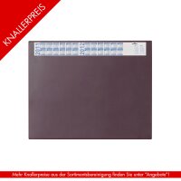 DURABLE Schreibunterlage 52 X 65cm mit Jahreskalender -rot