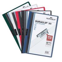 DURABLE Klemmhefter DURACLIP ORIGINAL 30 DIN A4 weiß