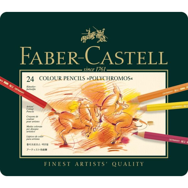 Farbstift Polychromos 24er Metalletui