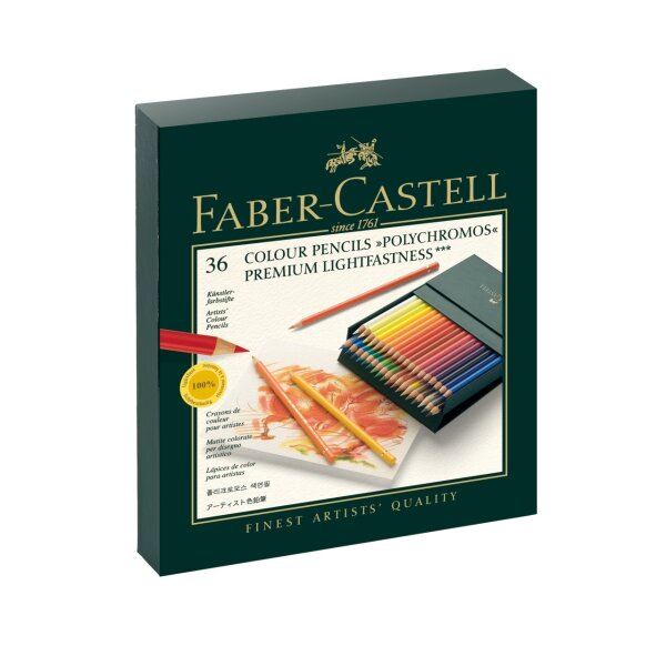 Farbstift Polychromos 36er Atelierbox