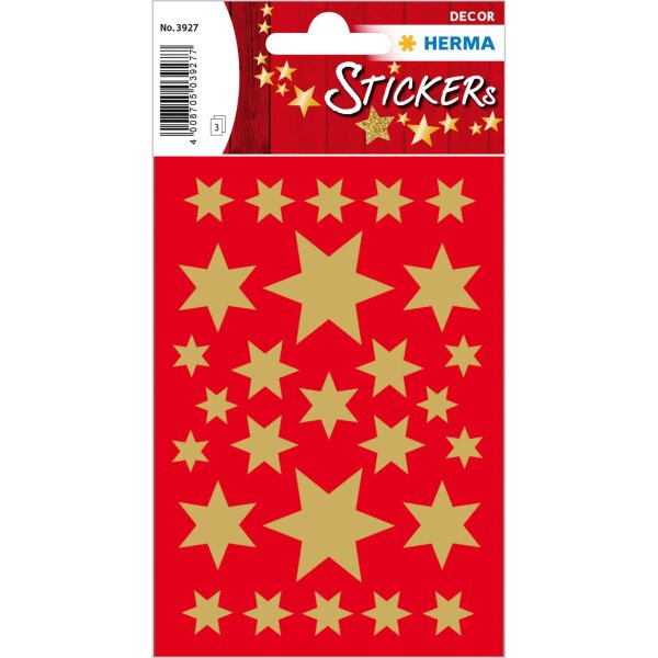 HERMA Schmucketikett Decor Sterne