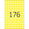 Markierungspunkte Ø 8 mm - gelb, 5632 St.