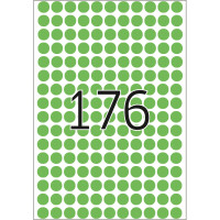 Markierungspunkte Ø 8 mm - grün, 5632 St.