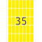 Vielzweck-Etikett 12x30 mm - gelb