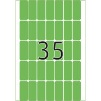 Vielzweck-Etikett 12x30 mm - grün