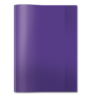 Heftschoner A4 PP transparent  25er Pack - violett