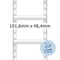 Etikett 101,6x48,4 mm endlos 1bahnig