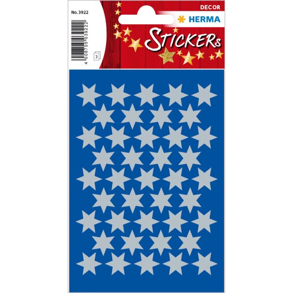 HERMA Schmucketikett Decor Sterne 14mm