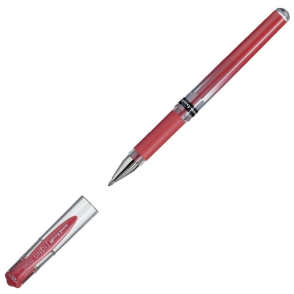 Gelroller Uni-Ball Signo Broad (UM-153) 0,6mm - metallic-rot