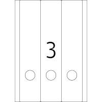 Ordner-Etikett Movables A4, breit/lang