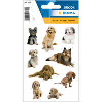 Schmuck-Etikett DECOR - Hundefotos