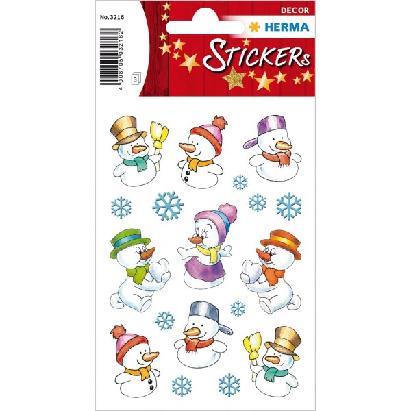HERMA Schmucketikett Decor Weihnachten
