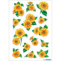 Schmuck-Etikett DECOR - Sonnenblumen