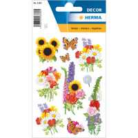 Schmuck-Etikett DECOR - moderne Blumen