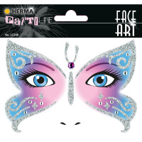 Sticker PARTY Line Face Art - Butterfly