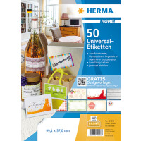 HERMA Etikett ablösbar 99,1x57mm weiß A4