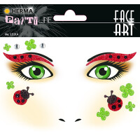 Face Art Sticker - Marienkäfer