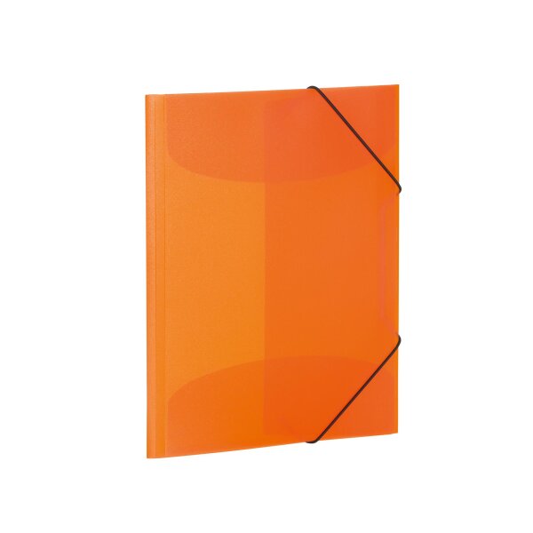 Sammelmappe A4 PP - orange-transluzent