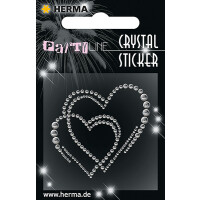 Sticker PARTY Line CRYSTAL - Loving Hearts