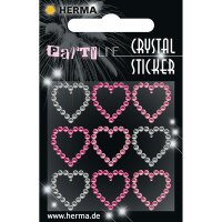 Sticker PARTY Line CRYSTAL - Little Hearts