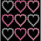 Sticker PARTY Line CRYSTAL - Little Hearts