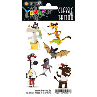 Classic Tattoo Colour - Pirate Animals