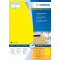 Universal-Etikett farbig A4, 199,6x143,5 mm - gelb