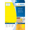 Universal-Etikett farbig A4, 105x148 mm - ablösbar, gelb