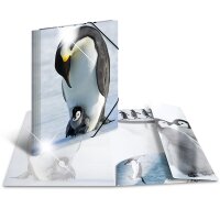 Sammelmappe A3 PP Glossy Tiere - Pinguine
