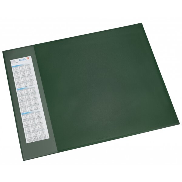Läufer Durella D1 Schreibunterlage mit Seitentasche L, Kalender, grün, 65x52 cm - grün