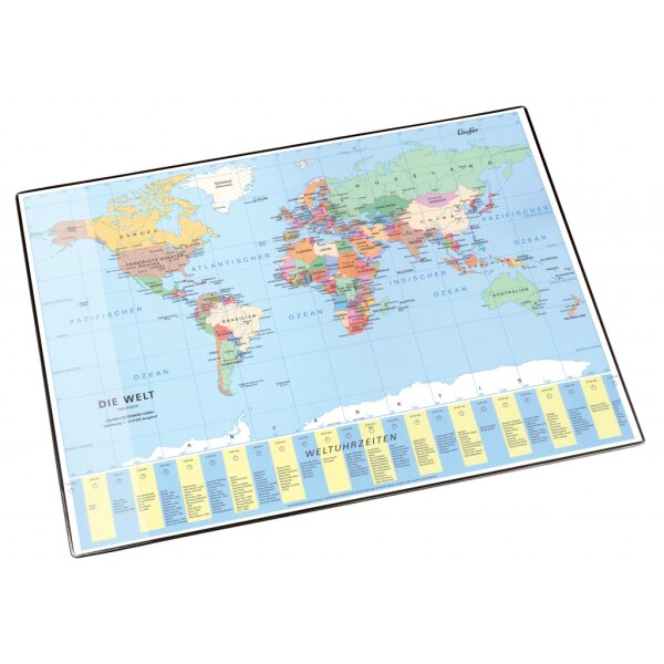 Landkarten-Schreibunterlagen Welt politisch -