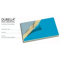 Läufer Durella Soft Schreibunterlage tauschbare Abdeckung, Kalender, braun, 65x50 cm - braun