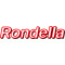 Rondella Rubberball, 6 St. ca. 60 mm, ca. 200 Bänder, bunt sortiert - bunt sortiert